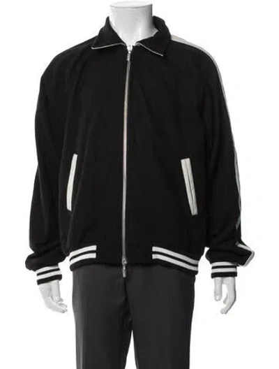 Pre-owned Rhude Wool Bomber Jacket In Black