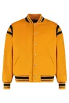 Rhude Striped-trim Bomber Jacket In Orange