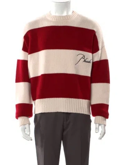 Pre-owned Rhude Wool Striped Pullover W/ Tags