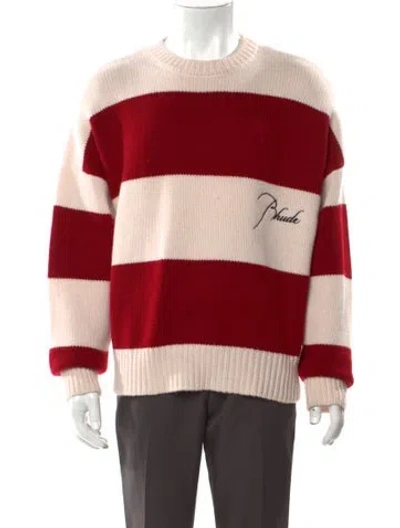 Pre-owned Rhude Wool Striped Pullover W/ Tags