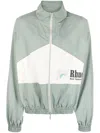Rhude World Championship Logo-print Bomber Jacket In Grün