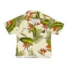 Rhude Woven Cotton Multi Snap Button Down Shirt In Multi
