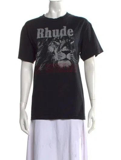 Pre-owned Rhude X Ed Sheeran Graphic Print T-shirt In Black