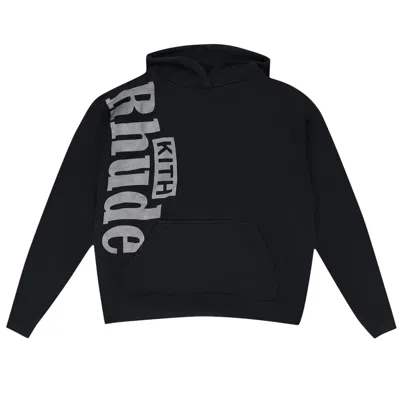 Pre-owned Rhude X Kith Hoodie 'black' | Men's Size Xxl
