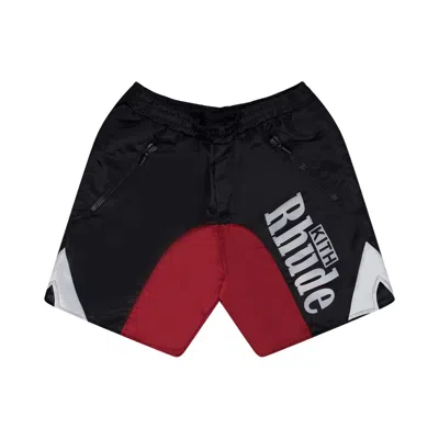 Pre-owned Rhude X Kith Panel Shorts 'black' | Men's Size M