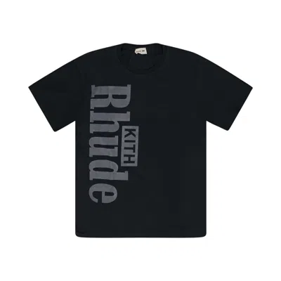 Pre-owned Rhude X Kith T-shirt 'black' | Men's Size S