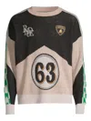 Rhude X Lamborghini 63 Crew-neck Sweater In Neutral