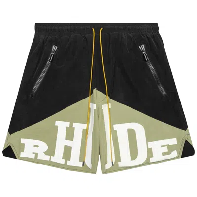 Pre-owned Rhude Yachting Short 'black/green' | Multi-color | Men's Size M