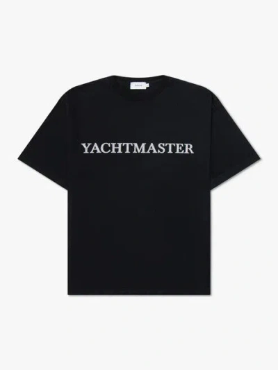 Pre-owned Rhude Yachtmaster Tee In Black