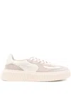 Rhun 1989 Panelled Platform Sneakers In Neutral