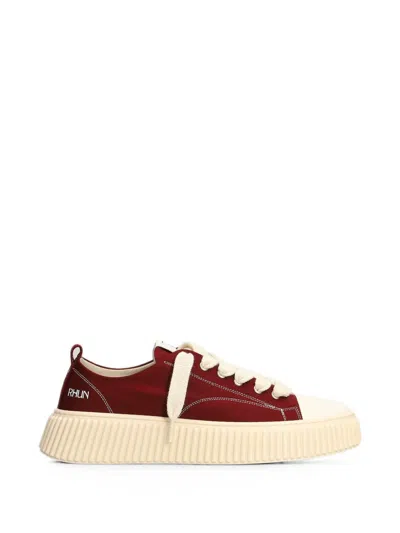 Rhun 2020 Treble Ridge-sole Sneakers In Red