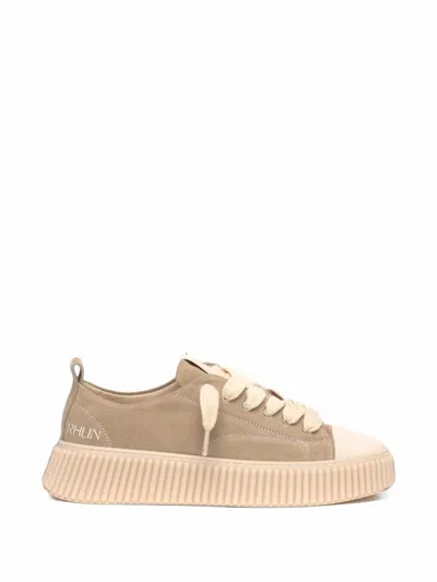 Rhun 2020 Treble Suede Sneakers In Brown