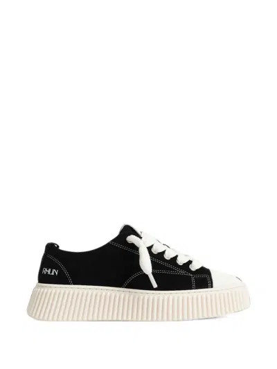 Rhun Chunky-sole Sneakers In Black