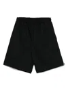 Rhun Drawstring-waist Track Shorts In Black