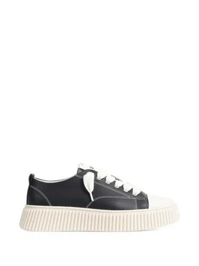 Rhun Leather Sneakers In Multi
