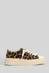 Rhun Leopard Sneakers In Multi
