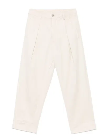 Rhun Pleated Turn-up Trousers