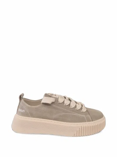 Rhun Suede Platform Sneakers In Multi
