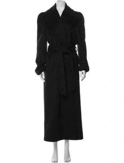 Pre-owned Rhw X Wardrobe Nyc Wool Trench Coat In Black
