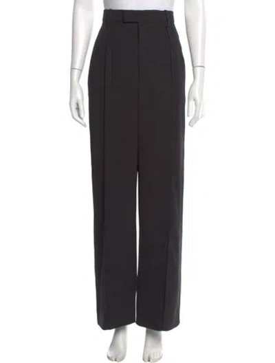 Pre-owned Rhw X Wardrobe Nyc Wool Wide Leg Pants In Gray