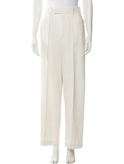 Pre-owned Rhw X Wardrobe Nyc Wool Wide Leg Pants In Neutral