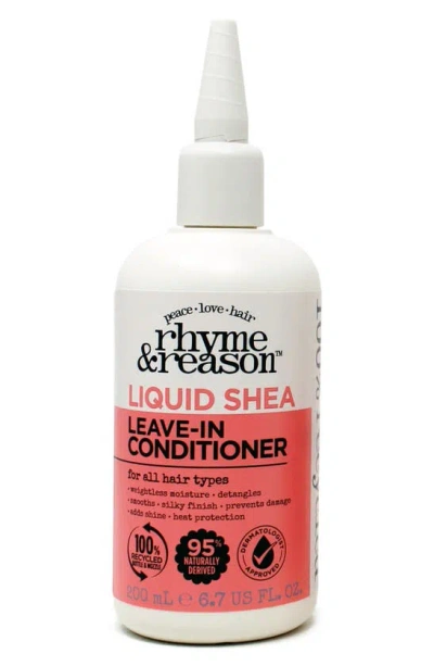 Rhyme & Reason Liquid Shine Leave-in Conditioner In White