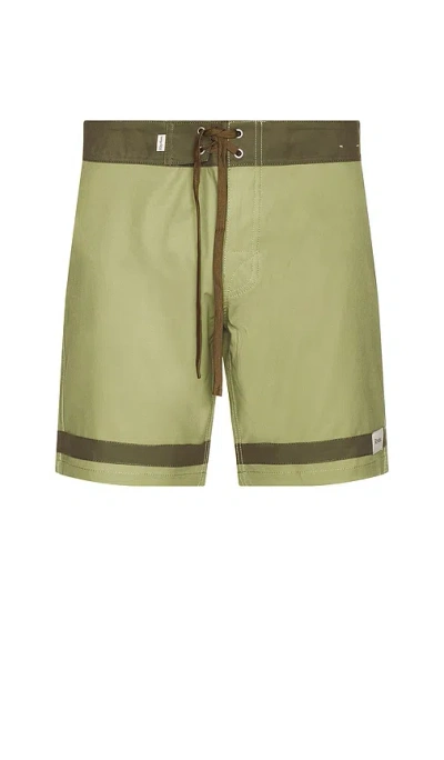 Rhythm Acres Swim Trunk In Sage