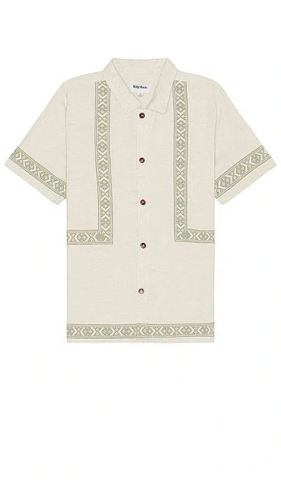 Rhythm Border Shirt In Cream