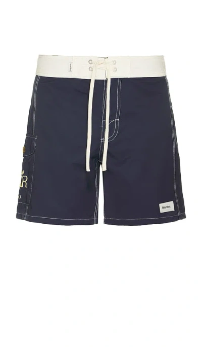 Rhythm Breakers Block Swimtrunk In Blue