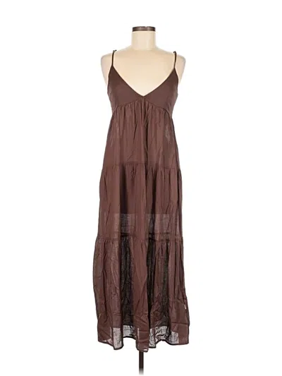 Pre-owned Rhythm Casual Dress In Brown