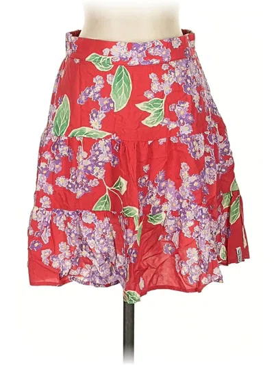 Pre-owned Rhythm Casual Skirt In Red