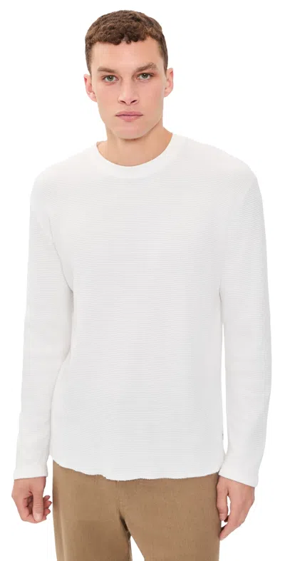 Rhythm Classic Waffle Knit White