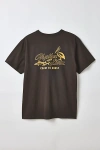 Rhythm Coast To Coast Vintage Graphic Tee In Black, Men's At Urban Outfitters In Brown