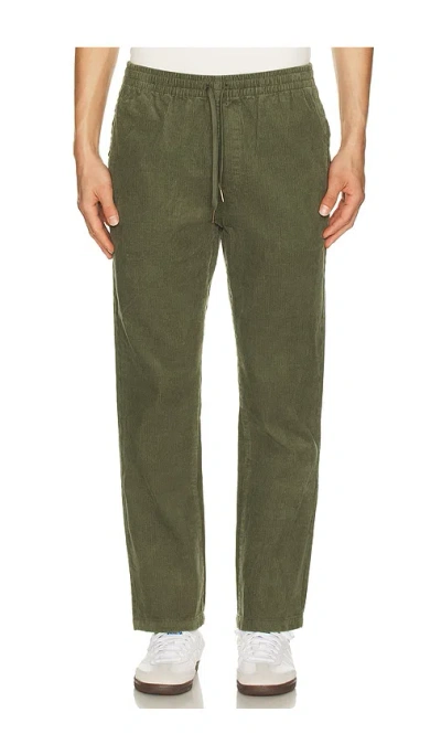 Rhythm Cord Jam Pant In Green