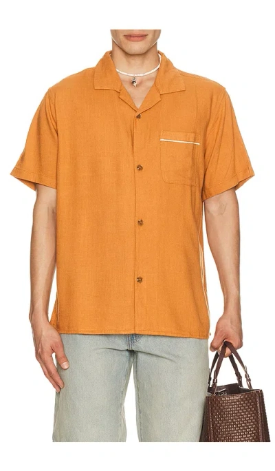 Rhythm Daytona Shirt In Brown