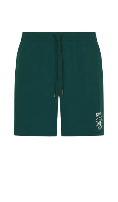 Rhythm Desert Locals Beach Shorts In Pine