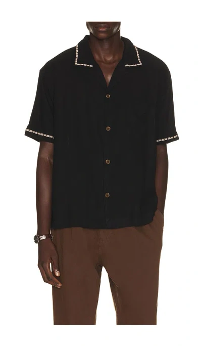 Rhythm Diego Shirt In Black