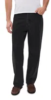 Rhythm Essential Jeans Worn Black In Black