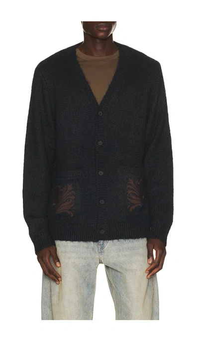 Rhythm Heritage Bloom Cardigan In Midnight