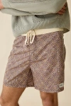 Rhythm Heritage Java Swim Trunk In Brown