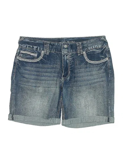 Pre-owned Rhythm In Blues Denim Shorts In Blue