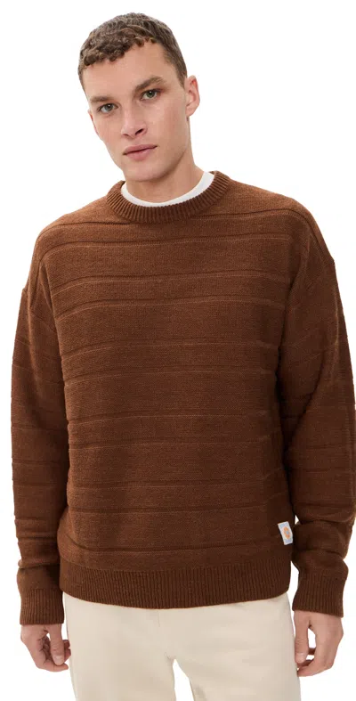 Rhythm Jackson Knit Sweater Chesnut