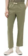 Rhythm Linen Jam Pants Olive In Olive