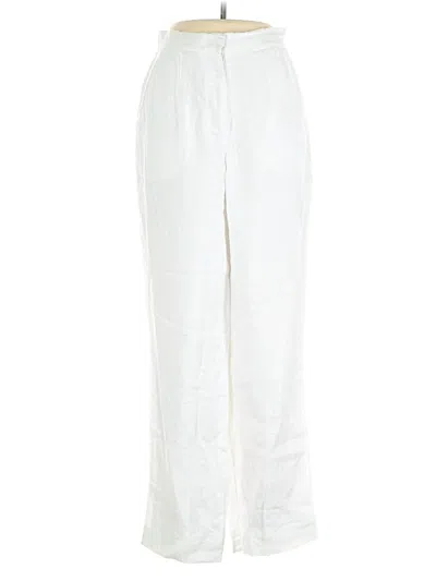 Pre-owned Rhythm Linen Pants In White