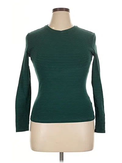 Pre-owned Rhythm Long Sleeve T-shirt In Green