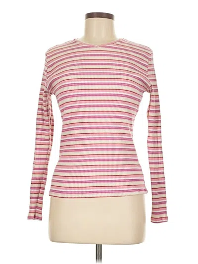 Pre-owned Rhythm Long Sleeve T-shirt In Pink