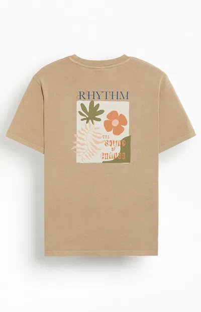 Rhythm Men's Botanical Vintage T-shirt In Natural In Neutral