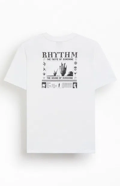 Rhythm Men's Cactus Vintage T-shirt In White
