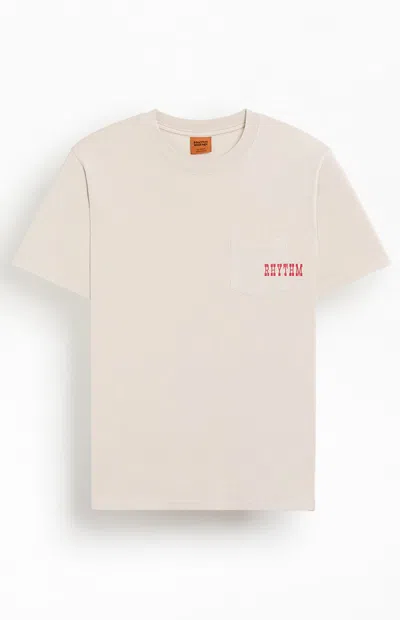 Rhythm Men's Durango Vintage Pocket T-shirt In White