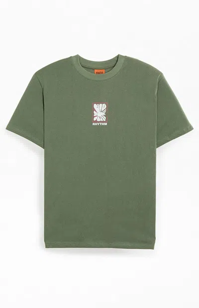 Rhythm Men's Imprint Vintage T-shirt In Green